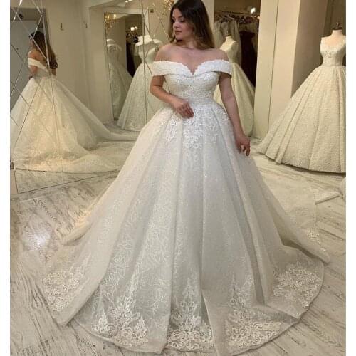 . Compare with similar Items . . 2020 Arabic Aso Ebi Sparkly Lace Beaded Wedding Dresses Sweetheart A-line