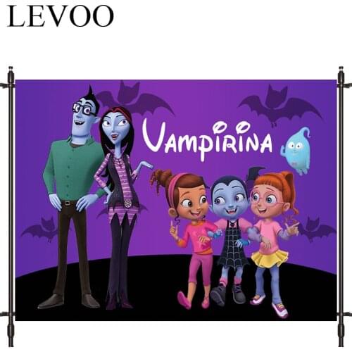 LEVOO Photography Background Zombie Vampire Birthday Halloween Mask Backdrop For Photo Studio Photocall Vinyl Background
