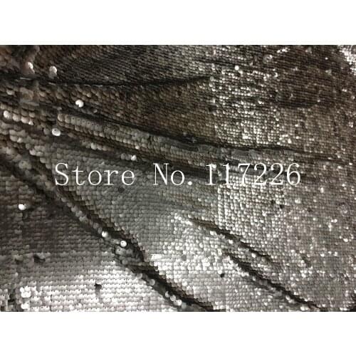 High quality sequins embroidery tulle mesh lace fabric for evening dress