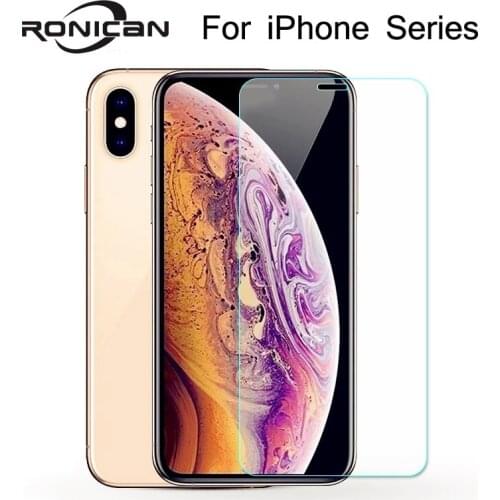 Protective tempered glass for iPhone X XS Max XR 11 Pro Max screen protector glass for iphone 6 6s 7 8 Plus 5 5s 5C SE 4 4s Film
