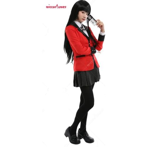 Yumeko Jabami Cosplay Costume Gambler School Uniform