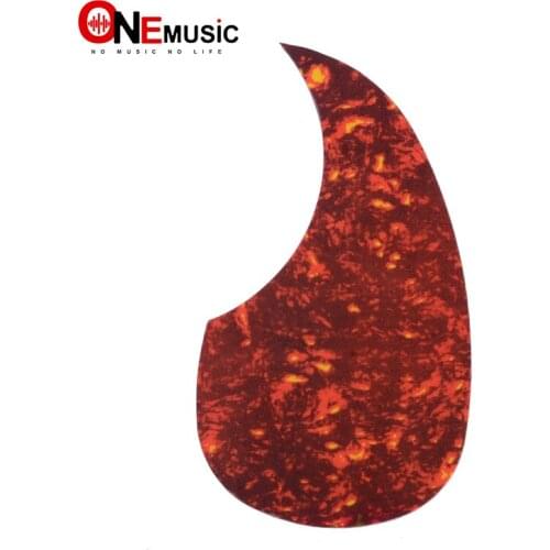 10 pcs Alice Acoustic Guitar Pickguard A025B 40" 41" 42" R64mm Red Color Plastic Professional Pick Guard Sticker