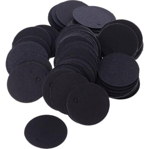 100Pcs Blank Kraft Paper Hang Tags Wedding Party Favor Label Price Gift Card 2cm