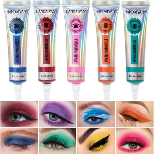 12 Color Matte Liquid Eyeshadow Cream Multifunctional Waterproof Eye Shadow Eyeliner Lipstick Eyebrow Pigmented Eye Makeup