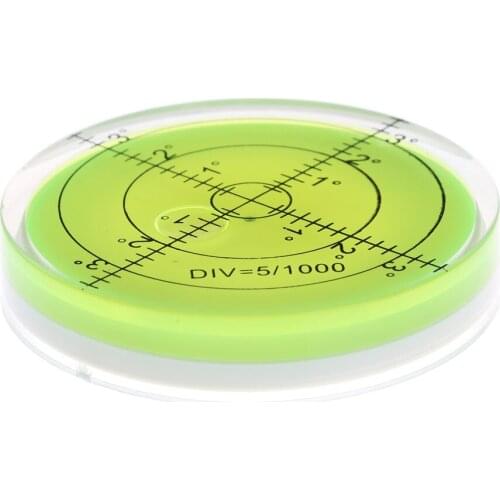 60x12mm Instrument Circular Bubble Acrylic Level Indicator Shell Tool Turnable Precision Round spirit level measurement Tools