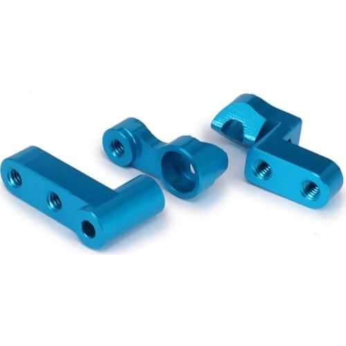 Aluminum Steering Servo Saver Complete M611 For Rc Hobby Model Car 1/18 Himoto E18 Truck Buggy On-Road Upgraded Hop-Up Parts