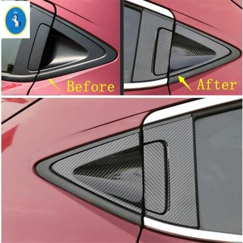 Yimaautotrims Auto Accessory Rear Window Door Handle Bowl Cover Trim Fit For Honda HRV HR-V Vezel 2014 - 2019 ABS Carbon Fiber