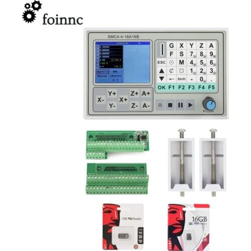 Offline controller 50KHZ CNC 4 Axis Breakout Board Carving Engraving Machine Control System Card SMC4-4-16A16B