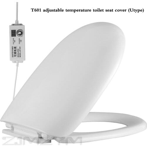 Smart Heating Toilet Seat U/V Type 100V - 220V wc Fast Heated Silent Buffer ABS Material Toilet Lid Temperature Adjustable