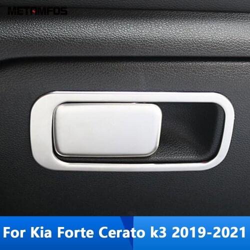 For Kia Forte Cerato k3 2019 2020 2021 Glove Box Storage Locker Door Handle Bowl Cover Trim Interior Accessories Car Styling