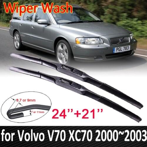 For Volvo V70 XC70 2000 2001 2002 2003 Car Wiper Blade Front Windscreen Window Windshield Wipers Blades Car Accessories XCV 70