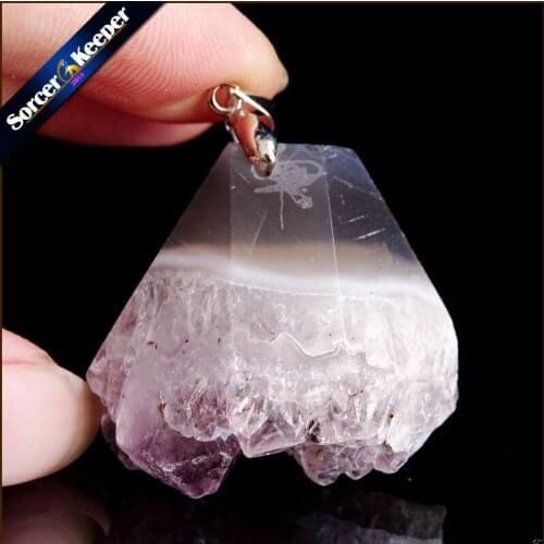 Womens Collares Gem Natural Amethysts Stone Pendant Necklace Quartz Purple Crystal Jewelry Loves Gift For Girlfriend PS880