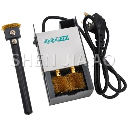 Electric Cleaner 310 Soldering Iron Electric Cleaner Machine Tip Welding Tip Automatic Cleaning Brush Copper Brush Clean Machine