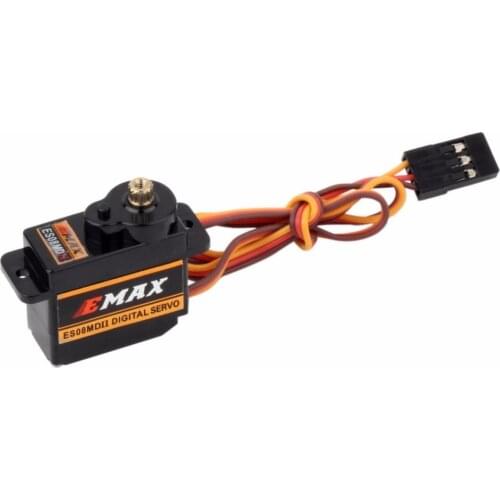1PCS EMAX ES08MD II Micro Metal GEAR Digital Servo up ES08A ES08MA For fix-wing drone RC drone airplane racing drone