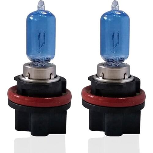 2pcs Car Motorcycle Headlight HS5 35/30W 12V Halogen Lamp 5000K Xenon Gas Filled Headlamp P23t Light Source Hard Glass white