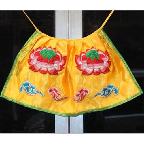 Chinese Traditional Buddha Statue Cloak Shawls Buddhist Lotus 303540 Embroidery Bodhisattva Cape Water Lily Robes Decoration