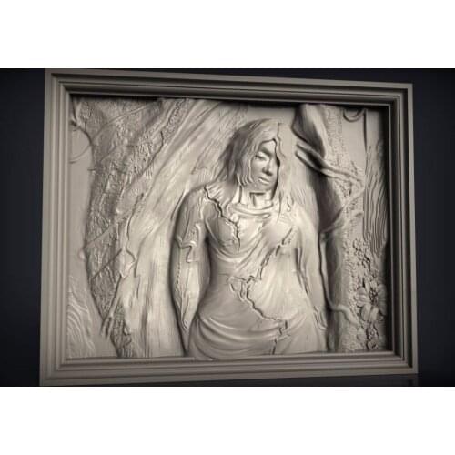 3d STL Model for CNC Router Engraver Carving Machine Relief Artcam Aspire "Model 288 " CNC files (ES)