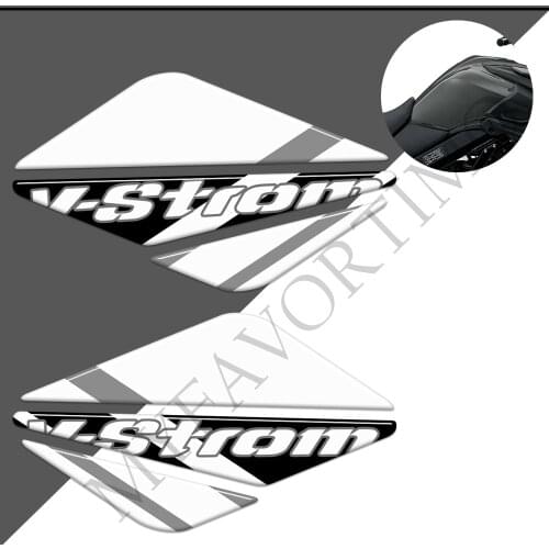 TankPad For Suzuki V-STROM DL 1000 650 250 1050 XT 650XT 1050XT Tank Pad Trunk Luggage Cases Stickers VSTROM Protection Logo