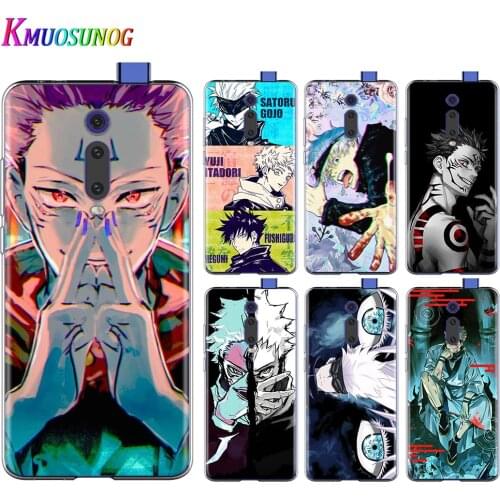Cartoon Anime Jujutsu Kaisen For Xiaomi Redmi 9I 9T 9A 9C 9 Prime 8A 8 7A 7 6A 6 5 5A 4X PRO Plus Transparent Soft Phone Case