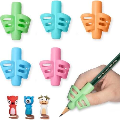Pencil Grips for Kids Handwriting-Training Tool Pen Pencil Holder Ergonomic Writiing Training for Toddlers Preschoolers Children