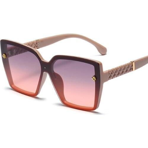 International Design Polarized Sunglasses Men Women Pink Square Vintage Sun Glasses Female Travel Fishing UV400 Oculos