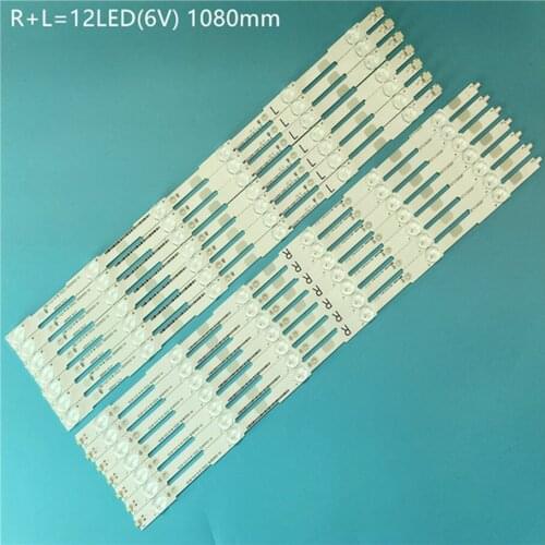 LED Backlight strip 12 lamp For Philips 55"TV LB55037 55PUH6400/88 55PUK6400/12 TPT550J1-QVN03.U 55PUX6400 LB55043 LB55052 E556