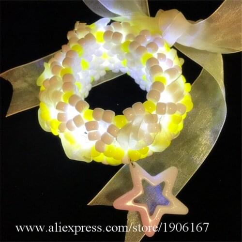 Led Luminous Bracelet Rave Music Festival Led Light Nightclub Party Accessories Valentines Day Birthday Christmas New Year Gift