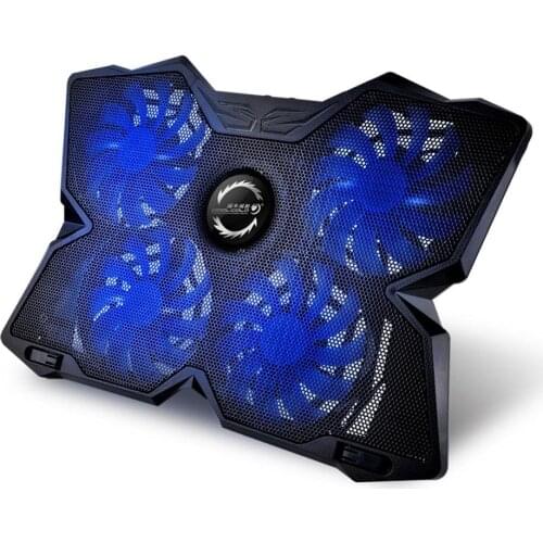 USB Powered Notebook 13.3/14/15.6/17 inch Laptop Cooler Cooling Pad Radiator with LED Four Fans for 17inch Laptop Gaming Daily