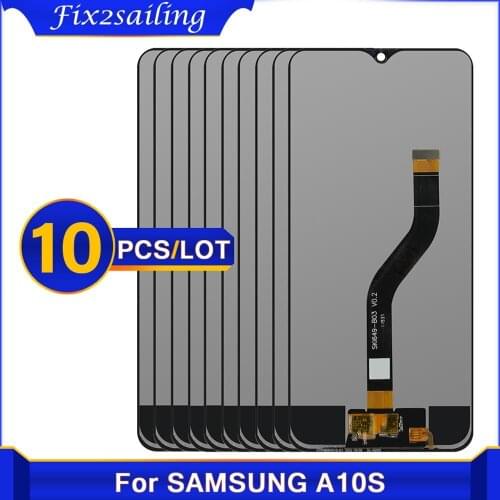 10PCS ORIGINAL SUPER AMOLED LCD For Samsung galaxy A10s lcd Digitizer A107/DS A107F A107FD A107M LCD Display with Touch Screen