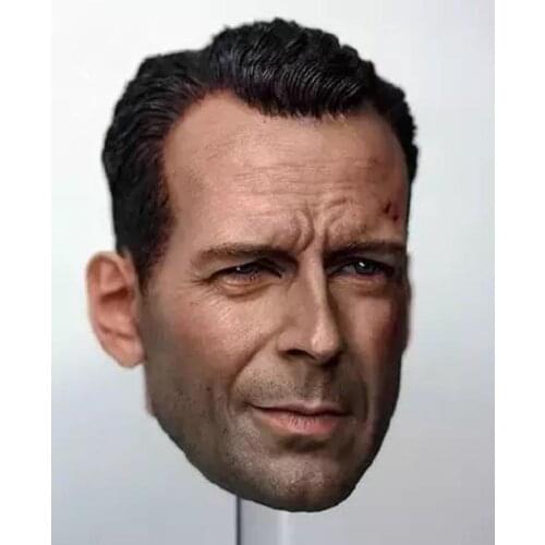 1/6 Scale Male Soldier Accessories Battle Damaged Version Head Sculpture Model for 12"