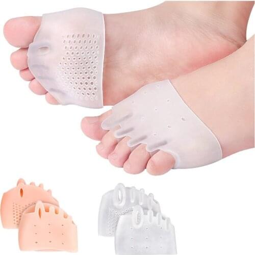 1/2Pair Silicone Gel Insoles Heel Cushion for Feet Soles Relieve Foot Pain Protector Arch Support Shoes Pad Insoles Insert