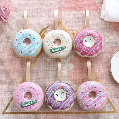 10pcs Wedding donut candy box Baby full moon Christening Childrens Day Candy Box European creativity pink boxes for packaging