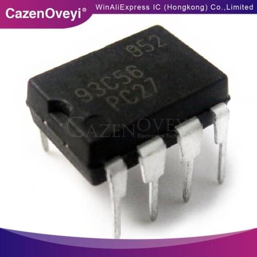 10pcs/lot AT93C56 93C56 DIP-8 In Stock