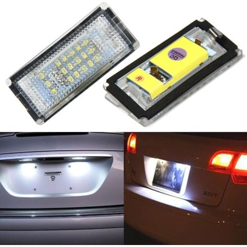 2pcs Canbus No Error Number Lamp Led License Plate Light For BMW 3 series E46 1998 1999 2000 2001 2002 2003 2004 2005 12V