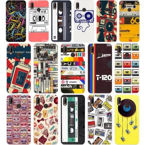 280H RETRO CLASSIC CASSETTE Soft Silicone Tpu Cover Case for huawei p 20 lite pro y6 2017 mate 10 lite