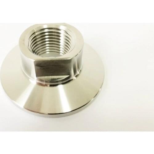 Free Shipping Adapter 1/2"FNPT * Tri-clamp OD50.5 Stainless Steel 304 Tri-clamp Internal Thread Adapter