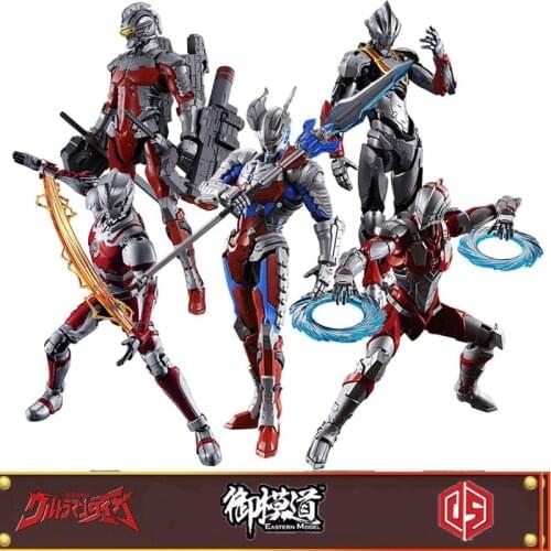 E-Model Genuine Assembled Model FRS Mobile Ultraman Action Figure Steel B Type Esseven Serodiga Childrens Toy Gift