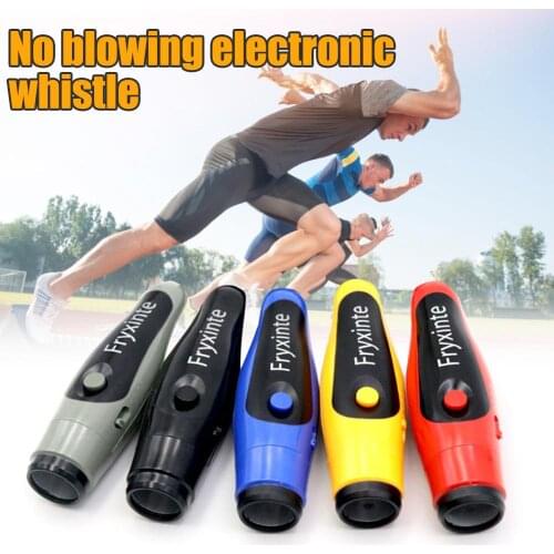 Top Electronic Electric Whistle Referee Tones Electronic Whistle Outdoor Survival Football Basketball Game Cheerleading Whistle