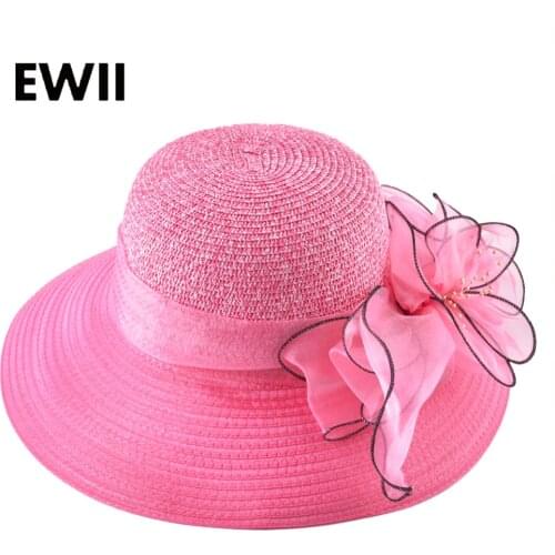 Женские соломенные шляпы EWII China At AliExpress