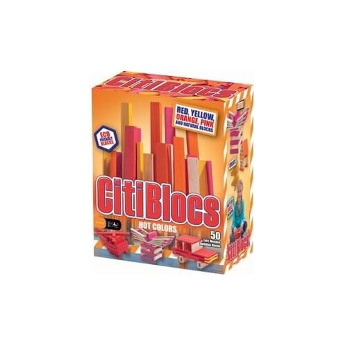 Hot Colors Precision blocks toy Wooden Building Blocks Toys Set (50 Piece )