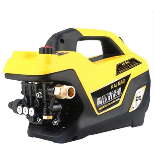 Adjustable Pressure Household Car Washing Machine 220V Small Automatic Induction Water Gun High Pressure Cleaning Tool Equipment