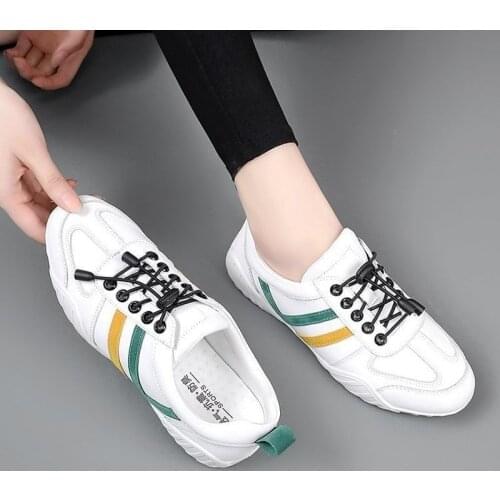 Womens White Shoes Casual All-Match Breathable Sports Korean Version Light Platform Sneakers Platform Shoes Tenis De Mujer