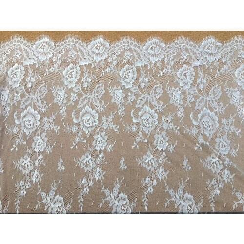 3M/ LOT 150cm hot sale French Chantilly lace fabric and trim for choice DIY kid dress shirt skirt accessory