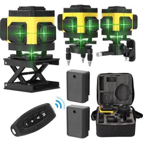 Multifunctional 12 Lines Laser Level Tool Vertical Horizontal Lines with 3° Self-leveling Function Laser Level Construction Tool