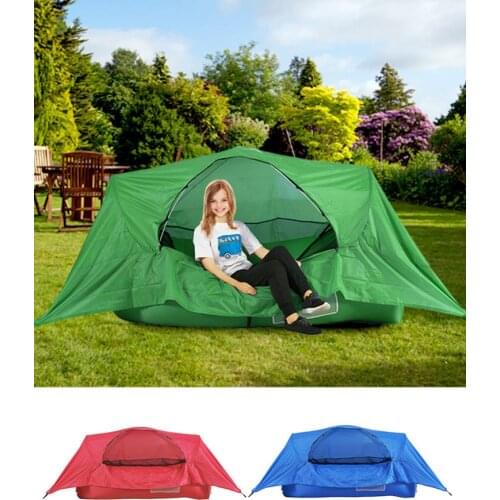 Inflatable Camping Tent Bed Portable Air Bed Sofa Waterproof Insect-proof For Outdoors Hiking Traveling Picnic Folding Tents