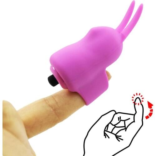 Finger Vibrator Nipple Clitoris Stimulator Dildo Mini Rabbit Vibrator Sex Toys For Women Masturbation Vaginal Massager Sex Shop