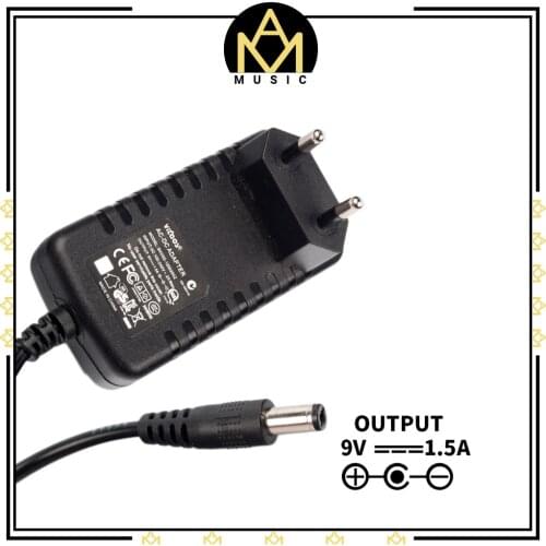 For Guitar Effect Pedal 9V 1.5A EUR Plug Guitar Effect Device Pedal Power Supply Power Charger Guitar Accessories New