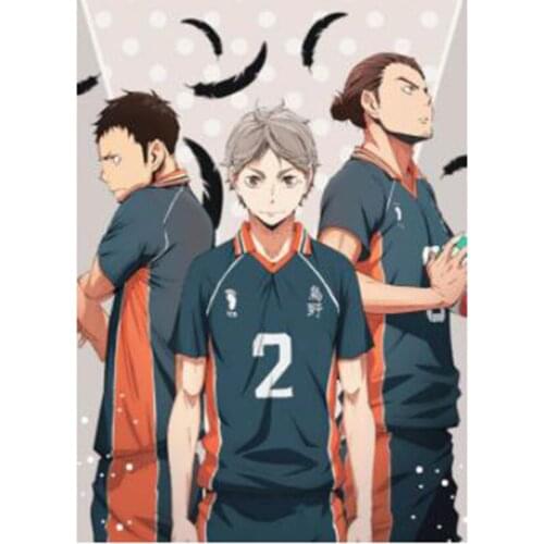 Full Round/Square Diamond Painting Anime Poster Volleyball Boy Diy Cross Stitch Mosaic Embroidery Home Bedroom Decoration GJ657