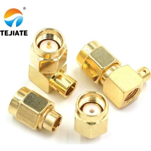 1PCS SMA JB2/JB3 JWB2/JWB3 Connector Male Header Srtaight/Bent Header Half Flexible Steel Welding Adapter Match For RG402/405