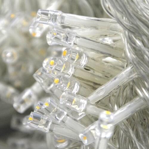 Christmas home garden outdoor decoration 5m curtain icicle string lights 220V New year Xmas Wedding Party light garland lighting